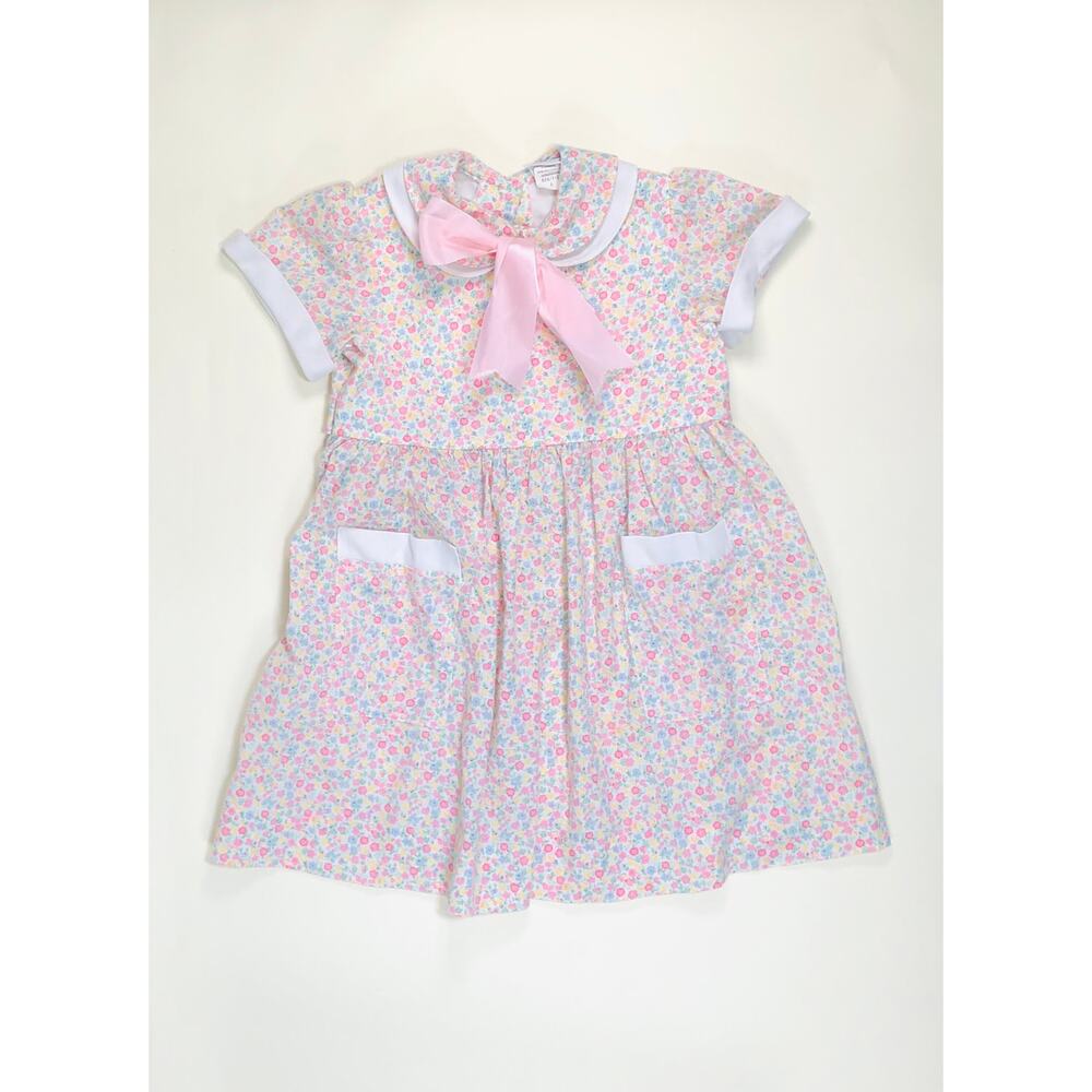 GIRLS VINTAGE GIRLS FLORAL DRESS SIZE 6